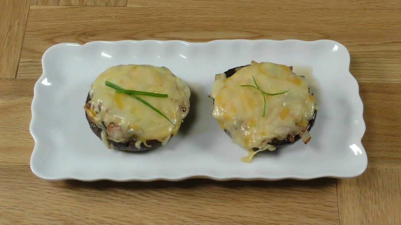 Champiñones portobello a la parrilla con romero