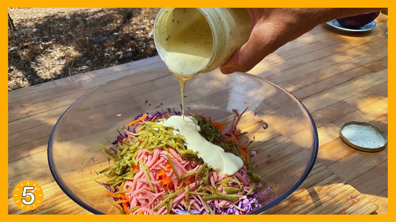 Col con salsa cremosa