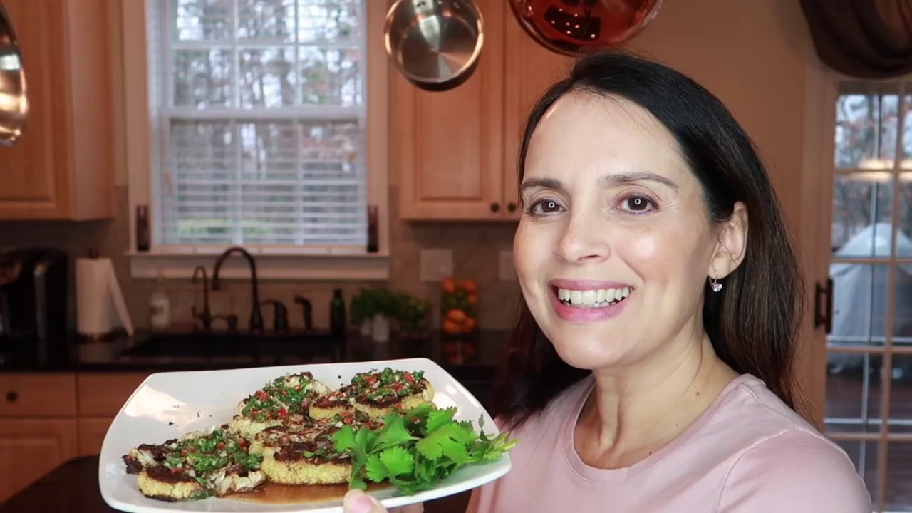 Coliflor con chimichurri fresco
