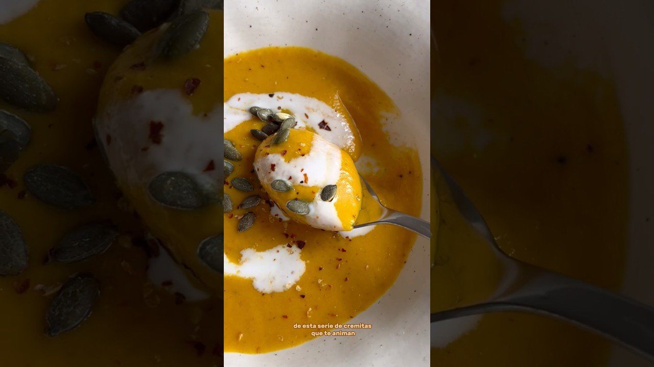 Crema de calabaza con salvia y mantequilla