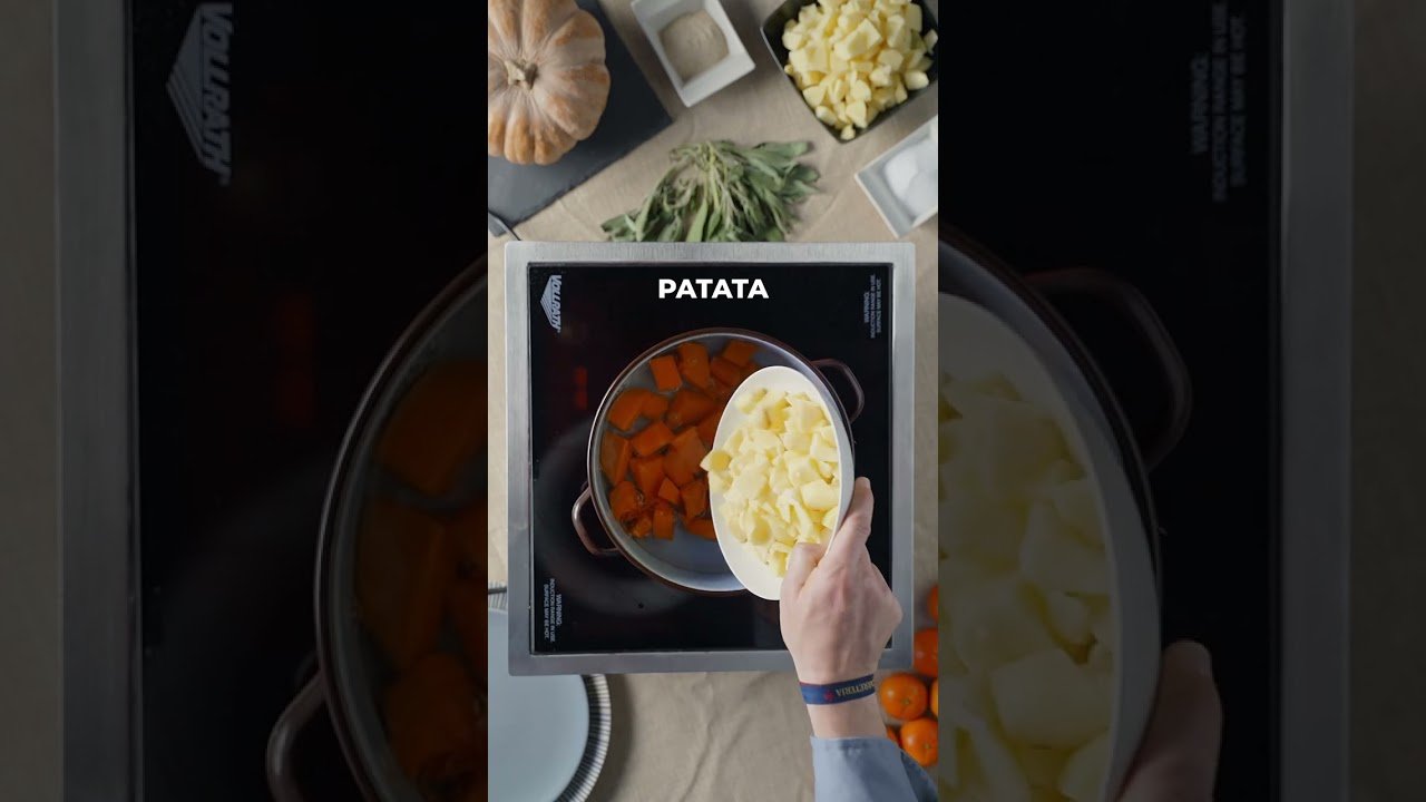 Crema de calabaza con salvia