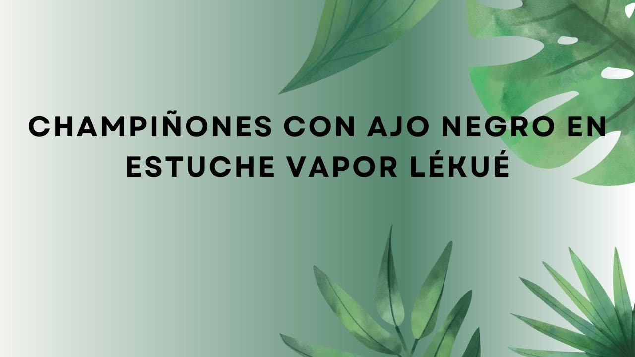 Crema de champiñón ajo negro