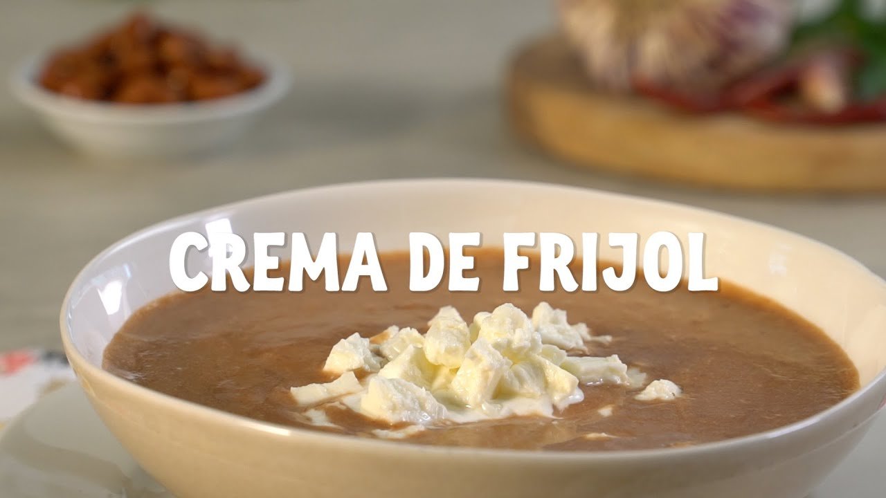Crema de frijol blanco