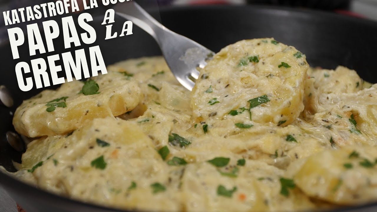 Crema de papa con perejil