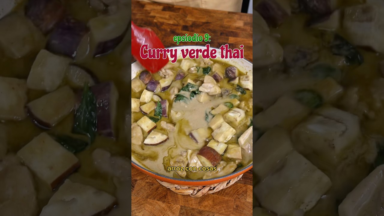 Curry verde de espinaca