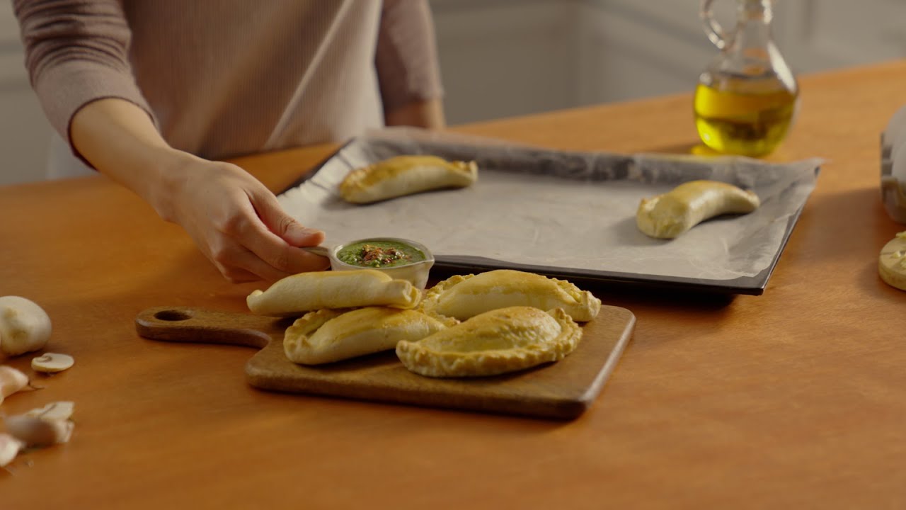 Empanadas de champiñón y tomillo
