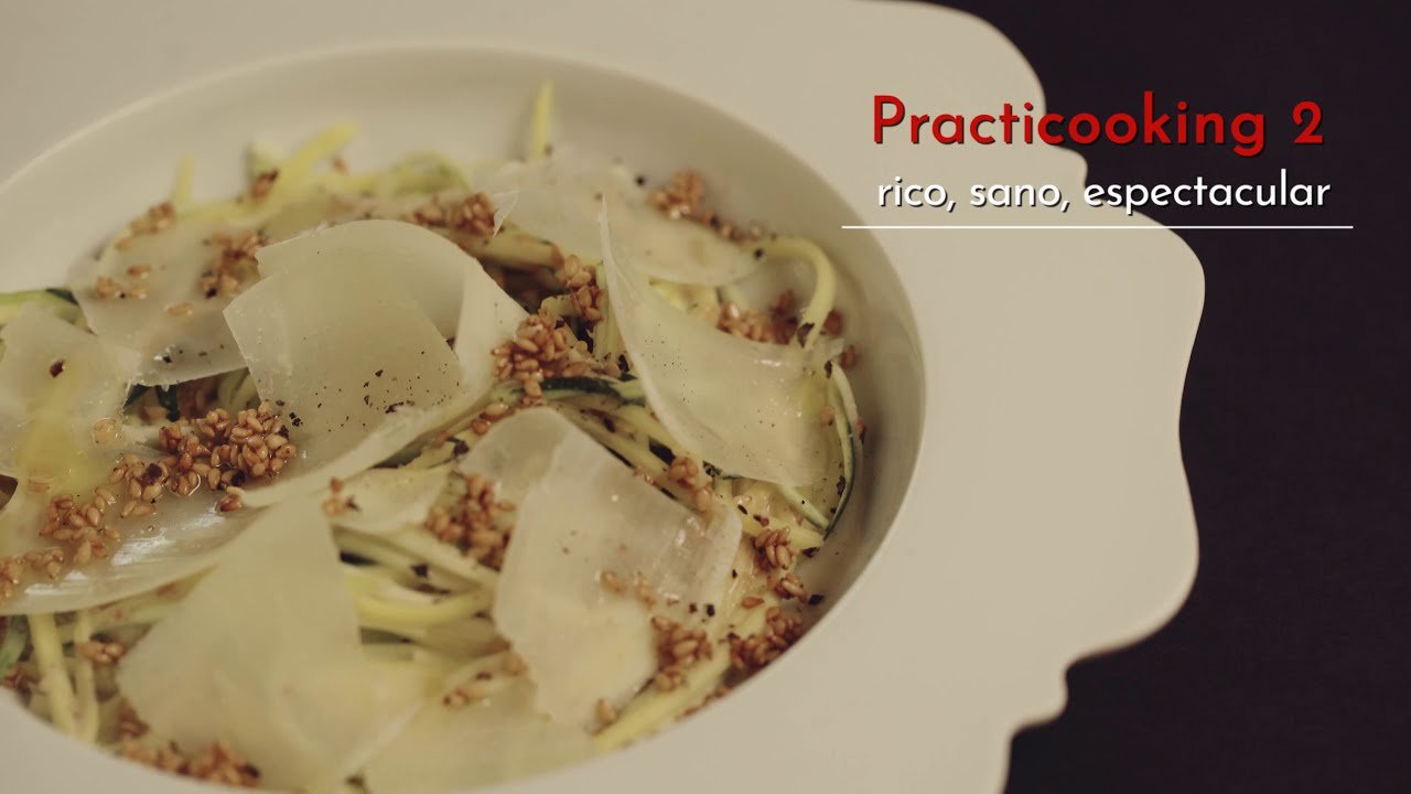 Ensalada de calabacín con sésamo