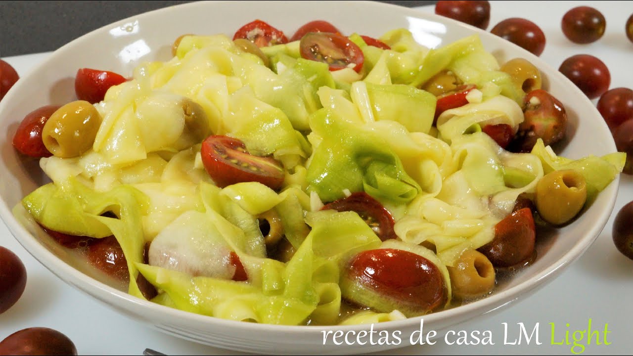 Ensalada de calabacín crudo