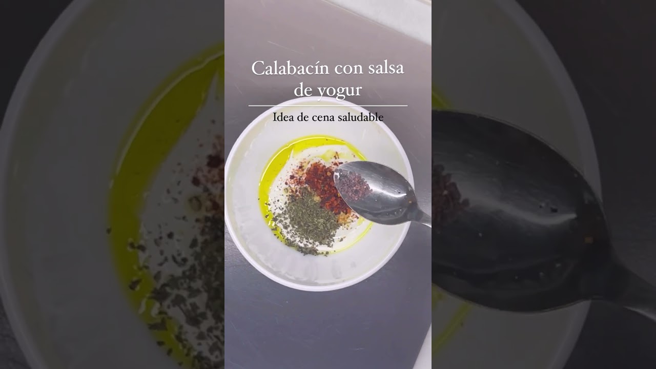 Ensalada de calabacín y yogurt