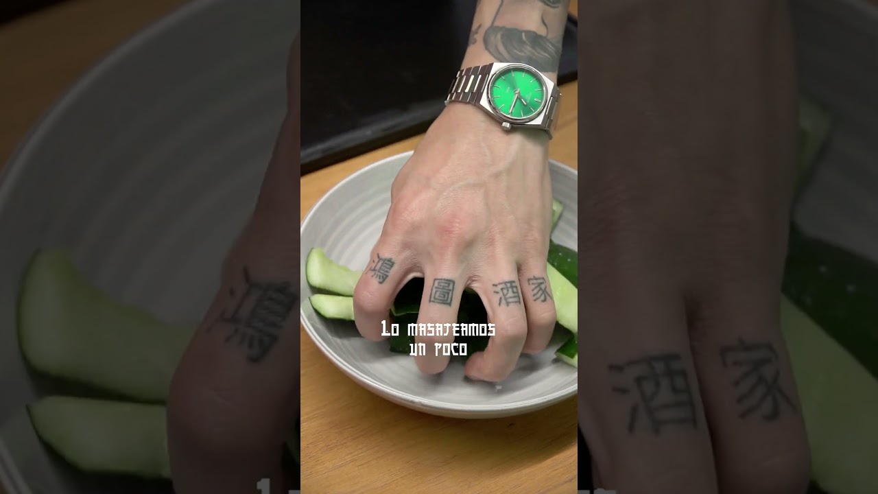 Ensalada de pepino aplastado estilo Sichuan