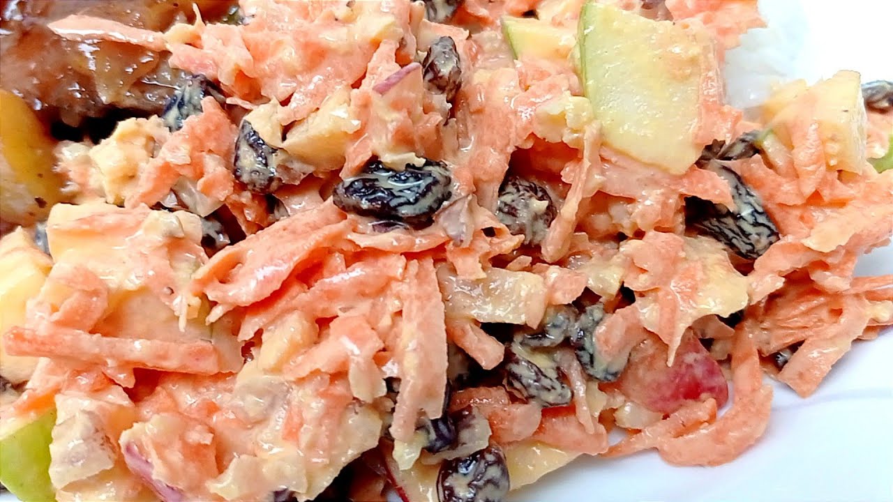 Ensalada de zanahoria con manzana