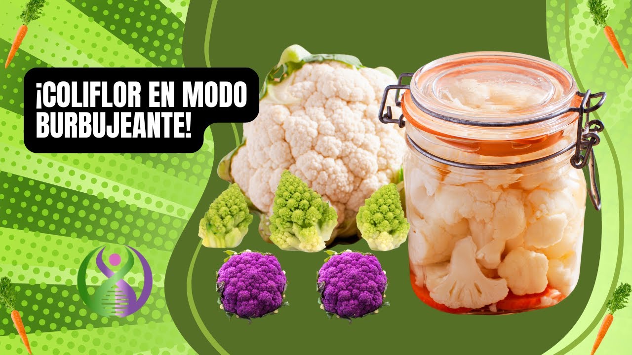 Ensalada fermentada de coliflor