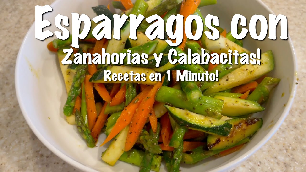 Ensalada tibia de espárragos