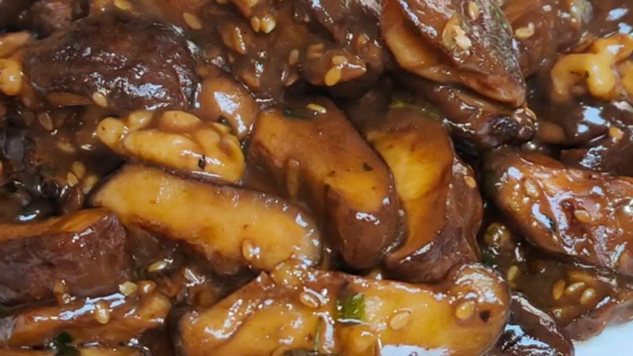 Fideos con champiñones shiitake