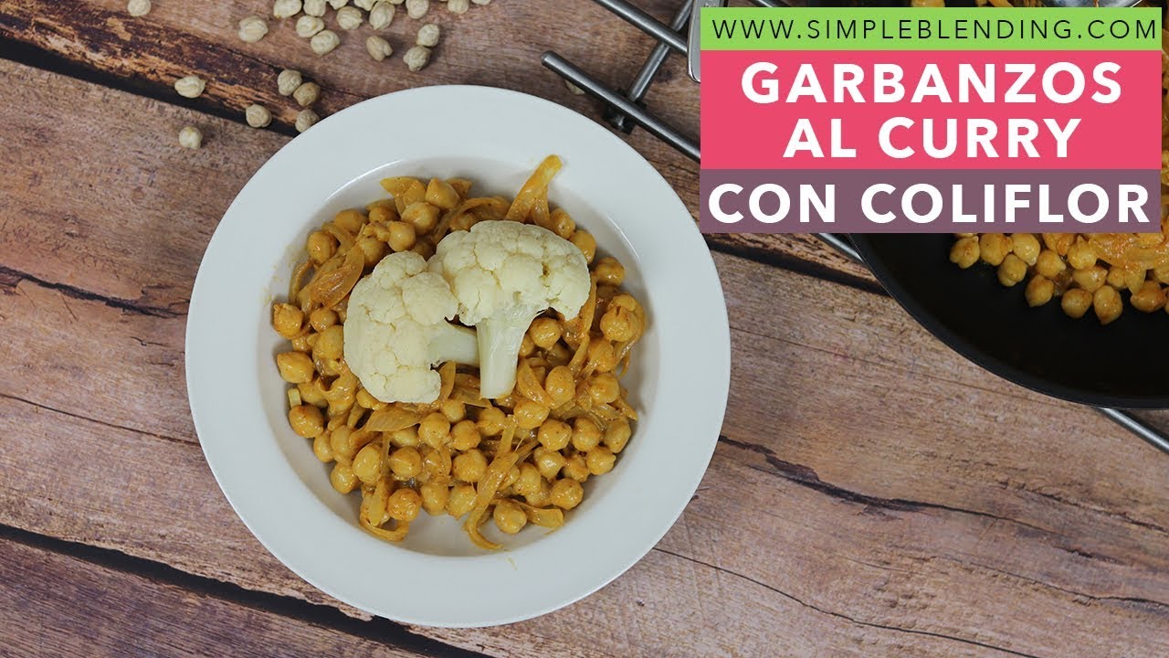 Guiso de coliflor con curry