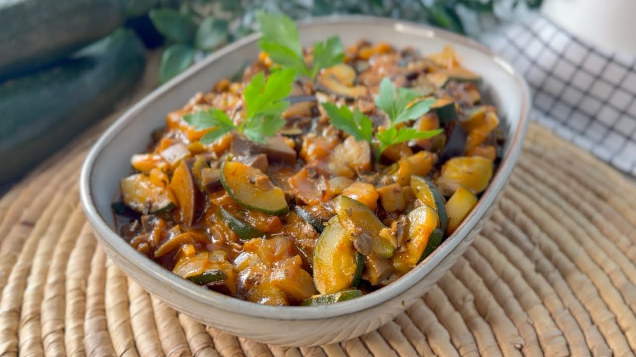 Guiso de verduras con hierbas provenzales