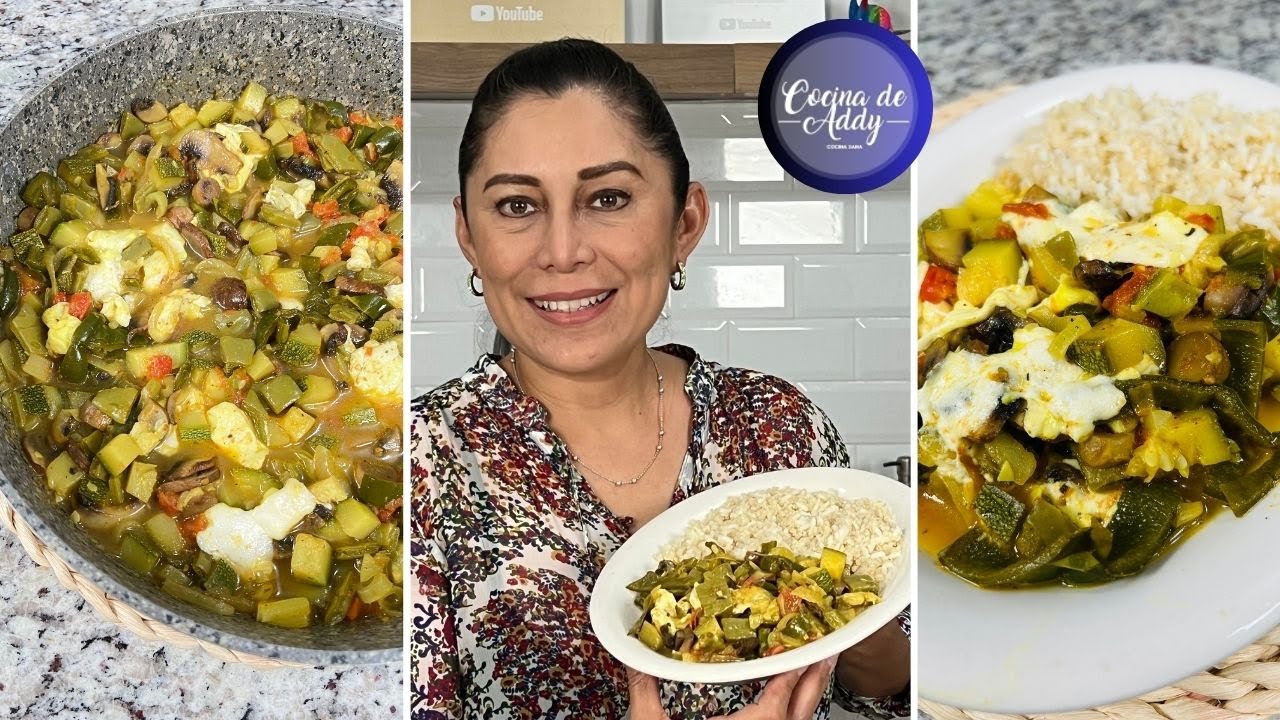 Guiso de verduras con queso