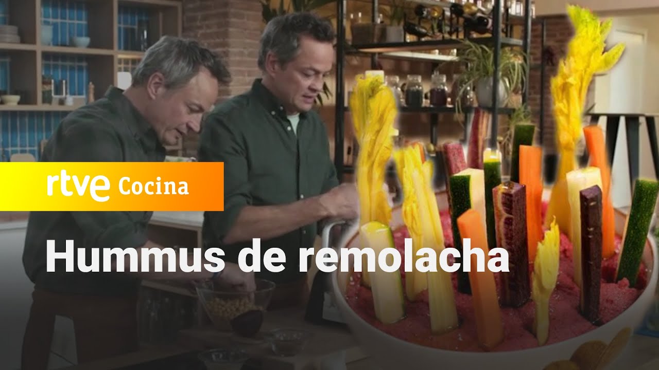 Hummus de remolacha y comino