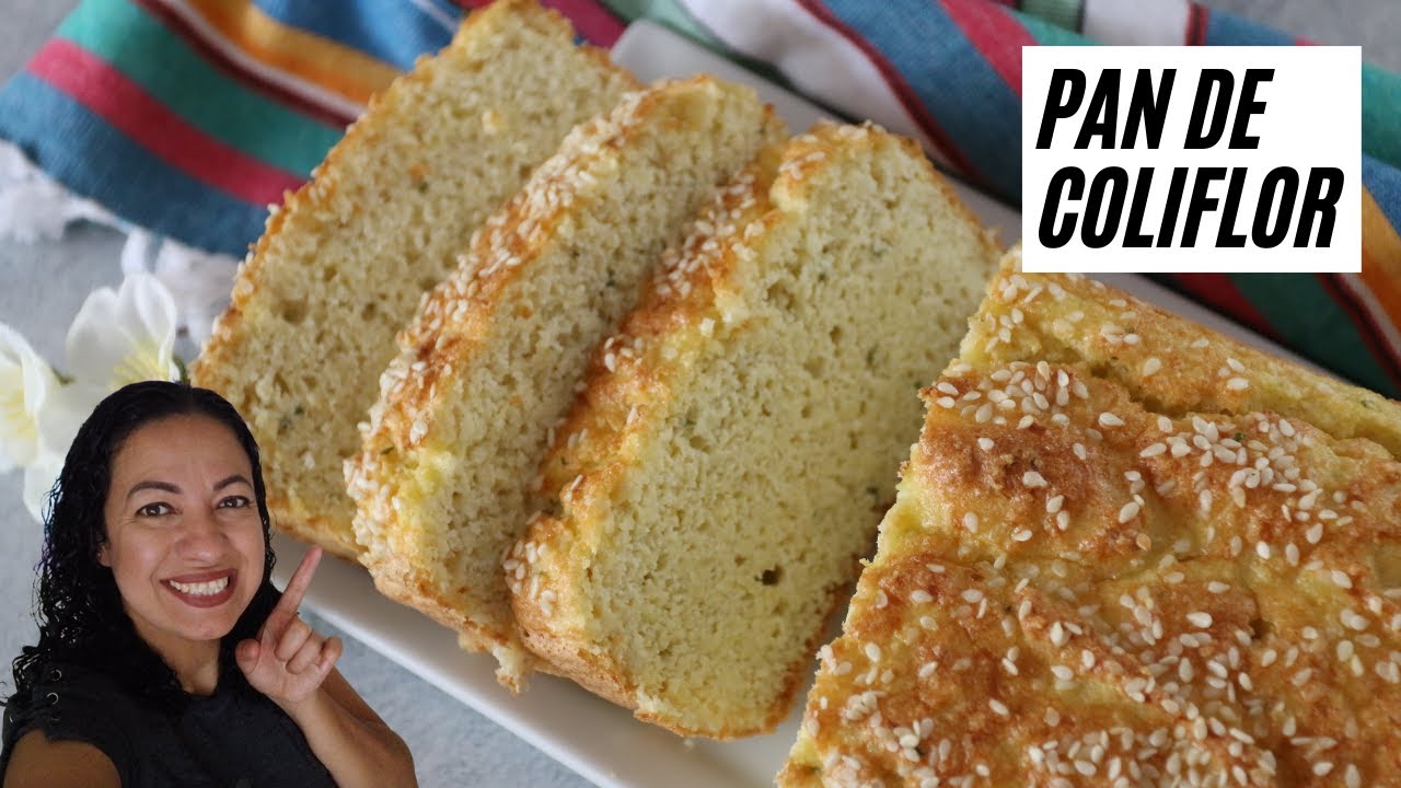 Pan de coliflor con hierbas y ajo