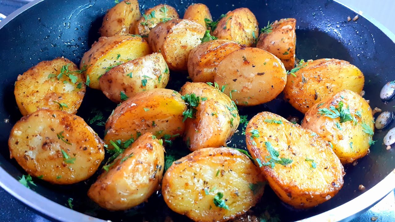 Papas a la mantequilla vegetal