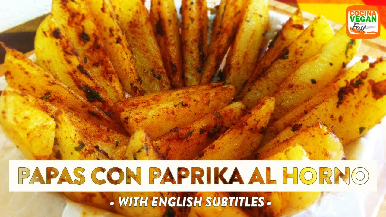 Papas al horno con paprika y comino