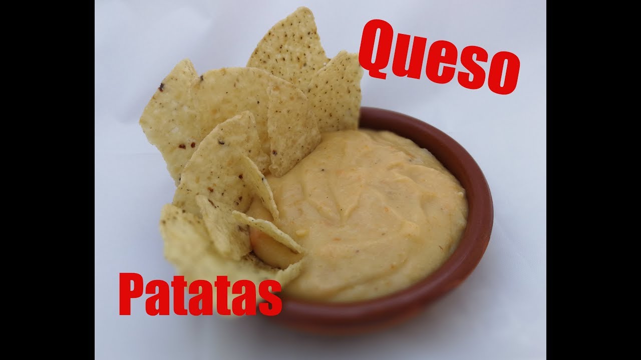 Papas con queso vegetal