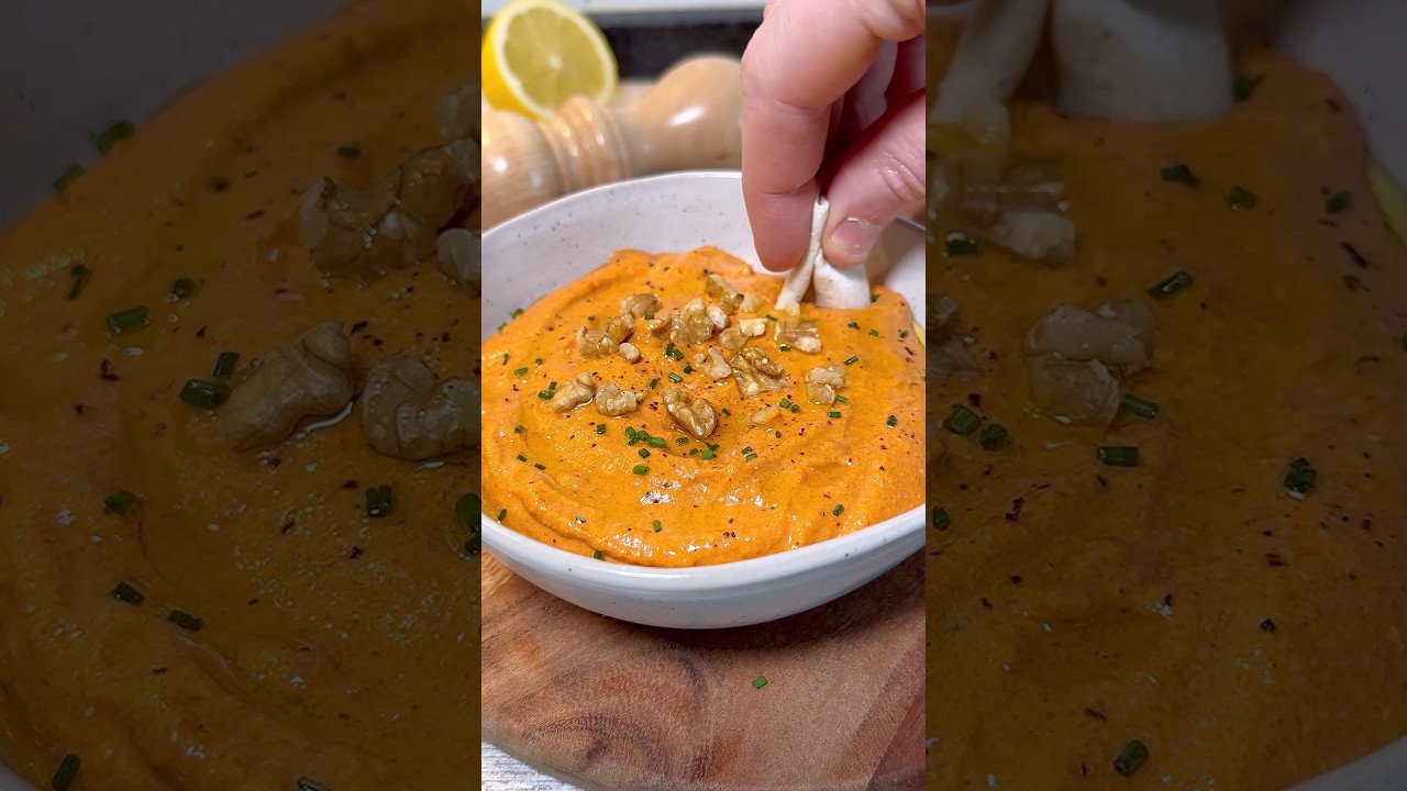 Puré de pimientos rostizados