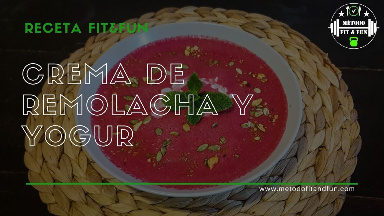 Puré de remolacha y yogur