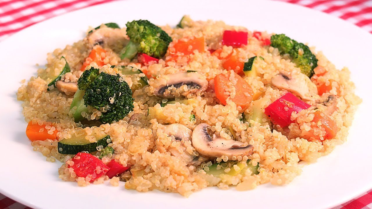 Quinoa con pimientos