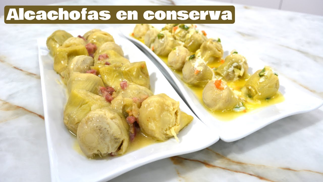 Receta de Alcachofas en conserva