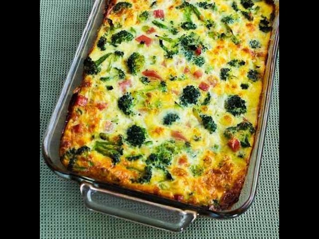 Receta de Brócoli al horno con huevo