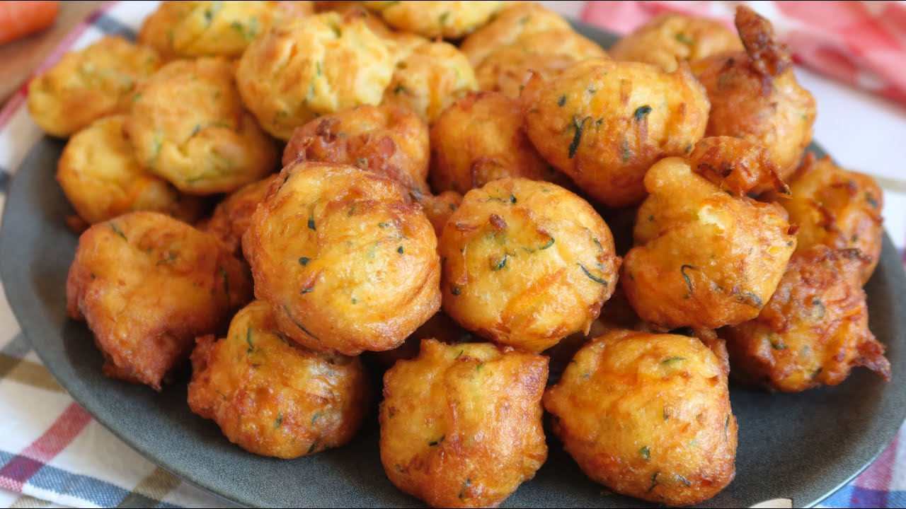 Receta de Buñuelos de calabacín