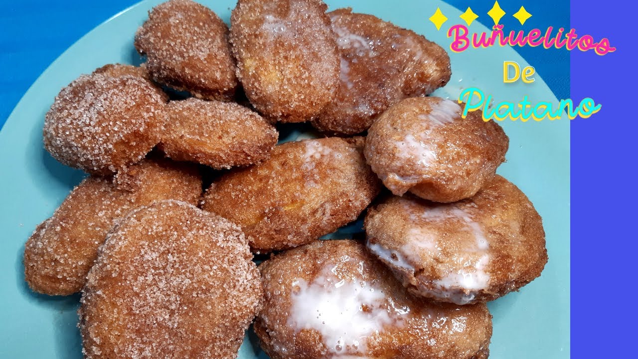 Receta de Buñuelos de plátano macho