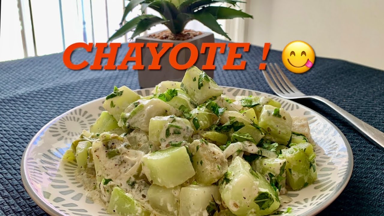 Receta de Chayotes guisados