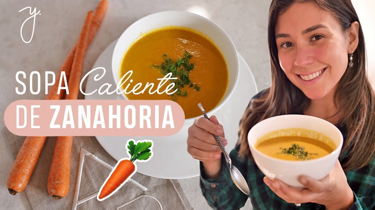 Receta de Crema de zanahoria con jengibre