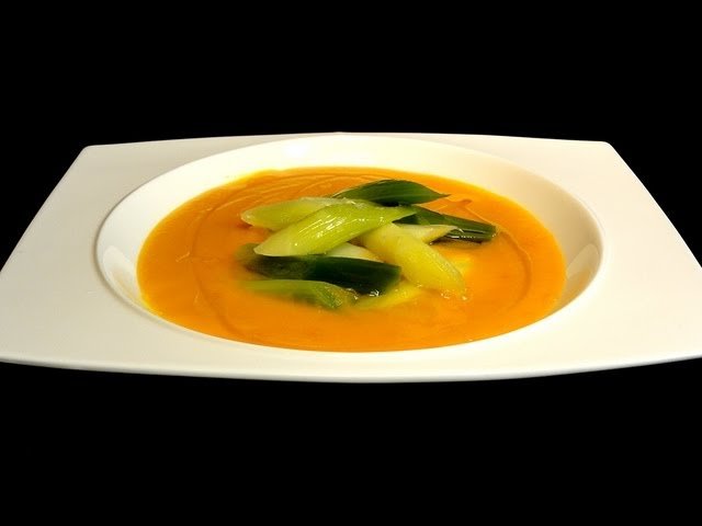 Receta de Crema de zanahoria y puerro
