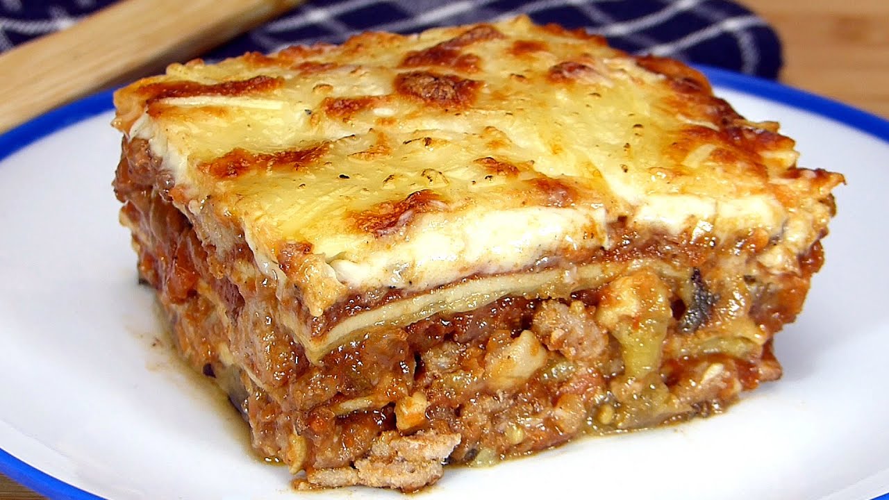 Receta de Lasaña de berenjena