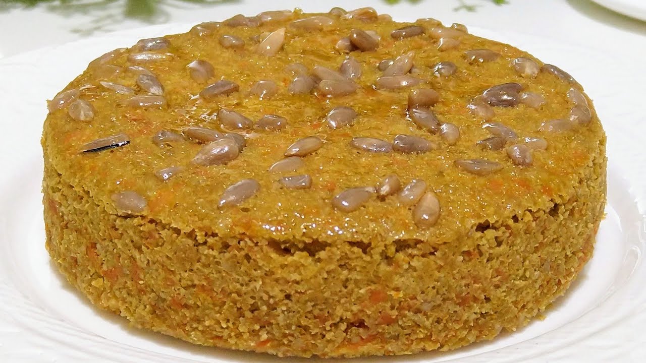 Receta de Pan de zanahoria sin harina