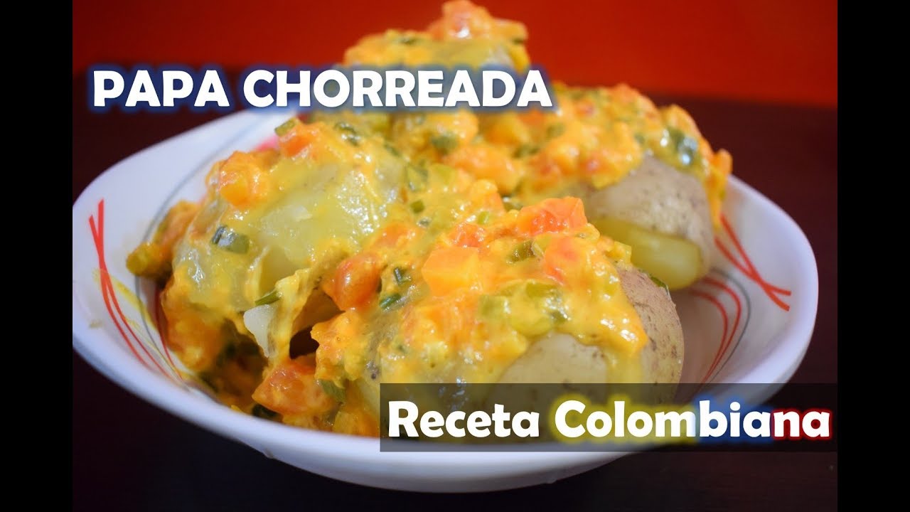 Receta de Papas chorreadas caseras