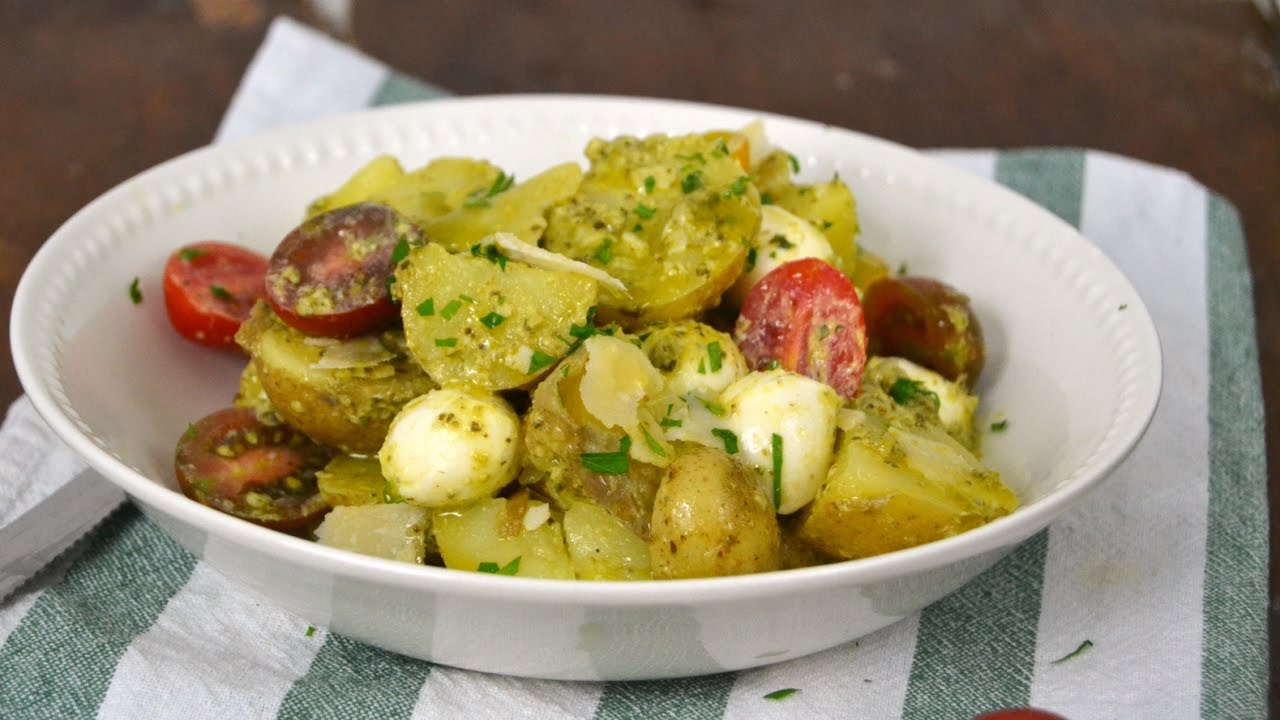 Receta de Patatas al horno con pesto