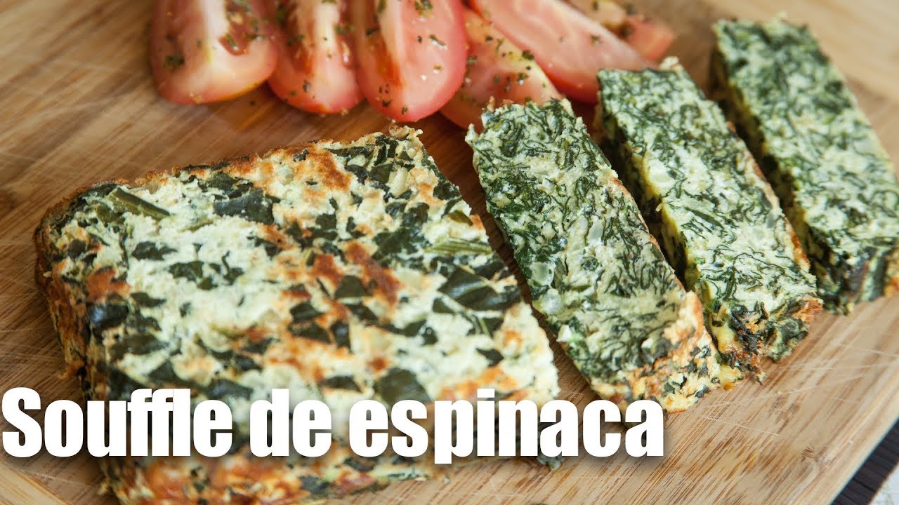 Receta de Souffle de espinaca y queso