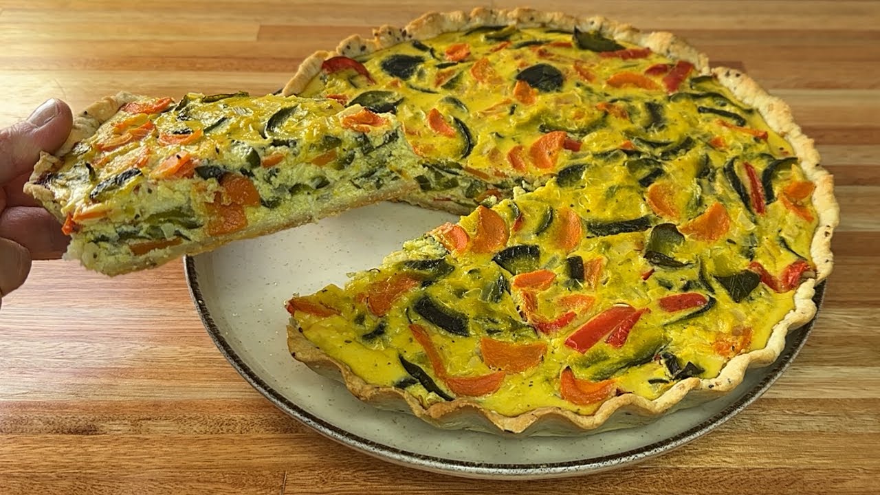 Receta de Tarta de zapallitos y zanahoria