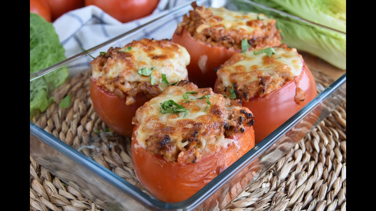 Receta de Tomates rellenos con carne molida