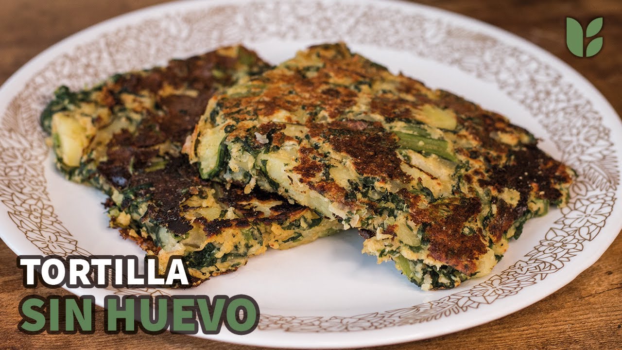 Receta de Tortilla de acelgas vegana