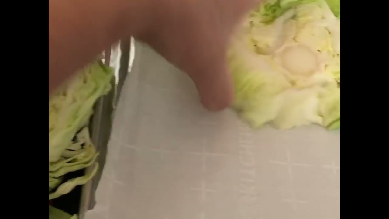 Repollo al horno con comino