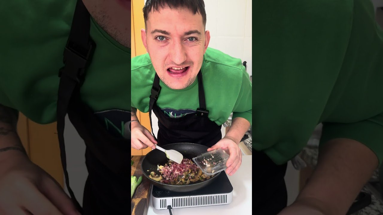 Revuelto de champiñón y puerro