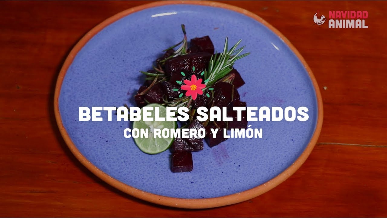 Salteado de remolacha con limón