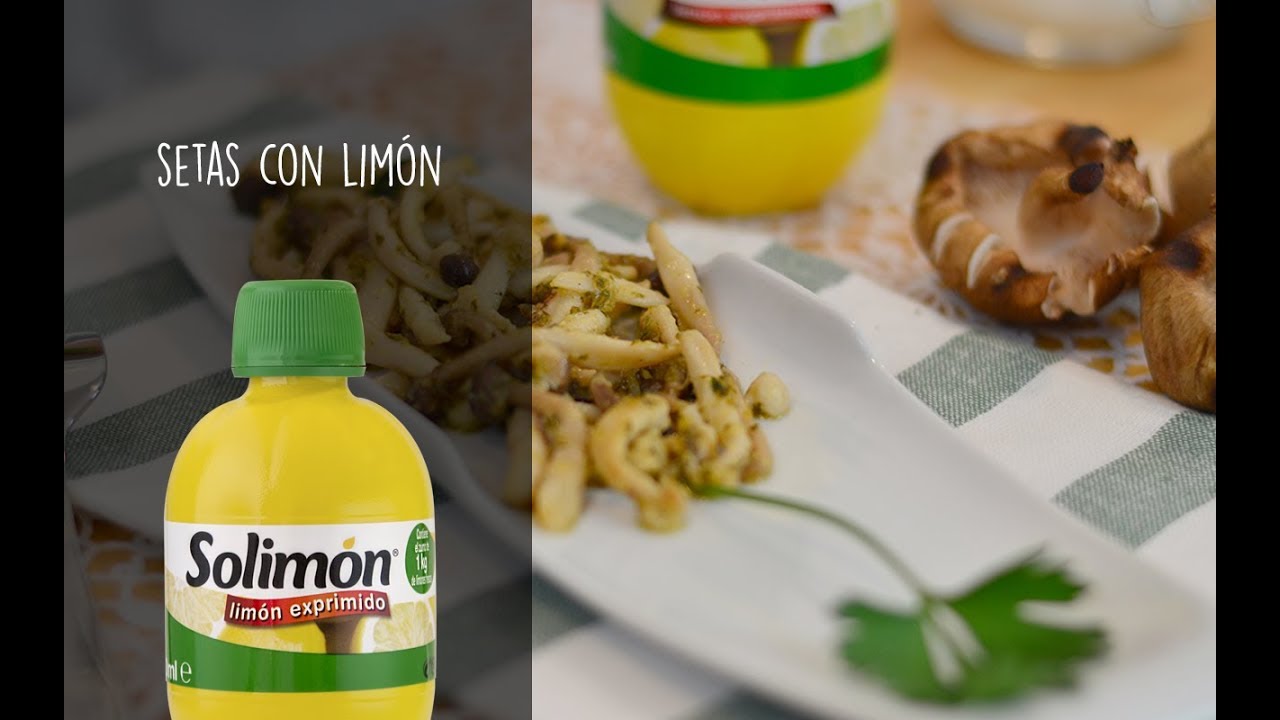 Setas con limón