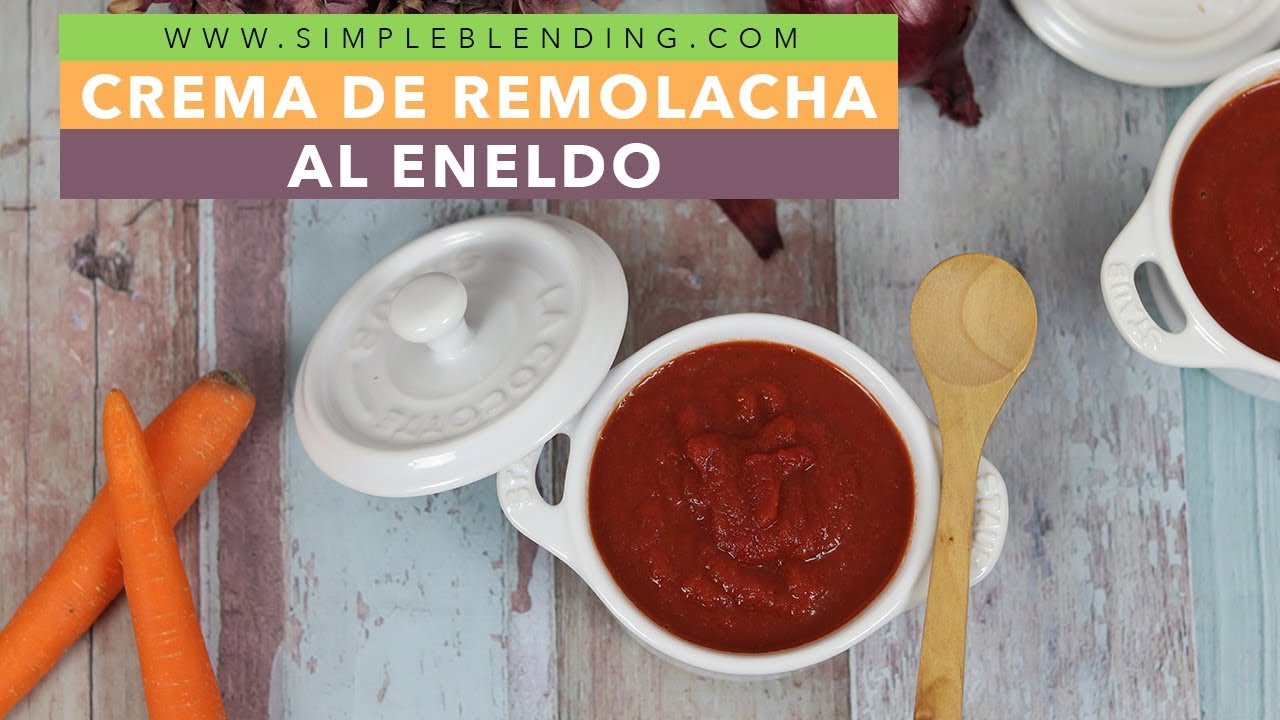 Sopa de remolacha con eneldo