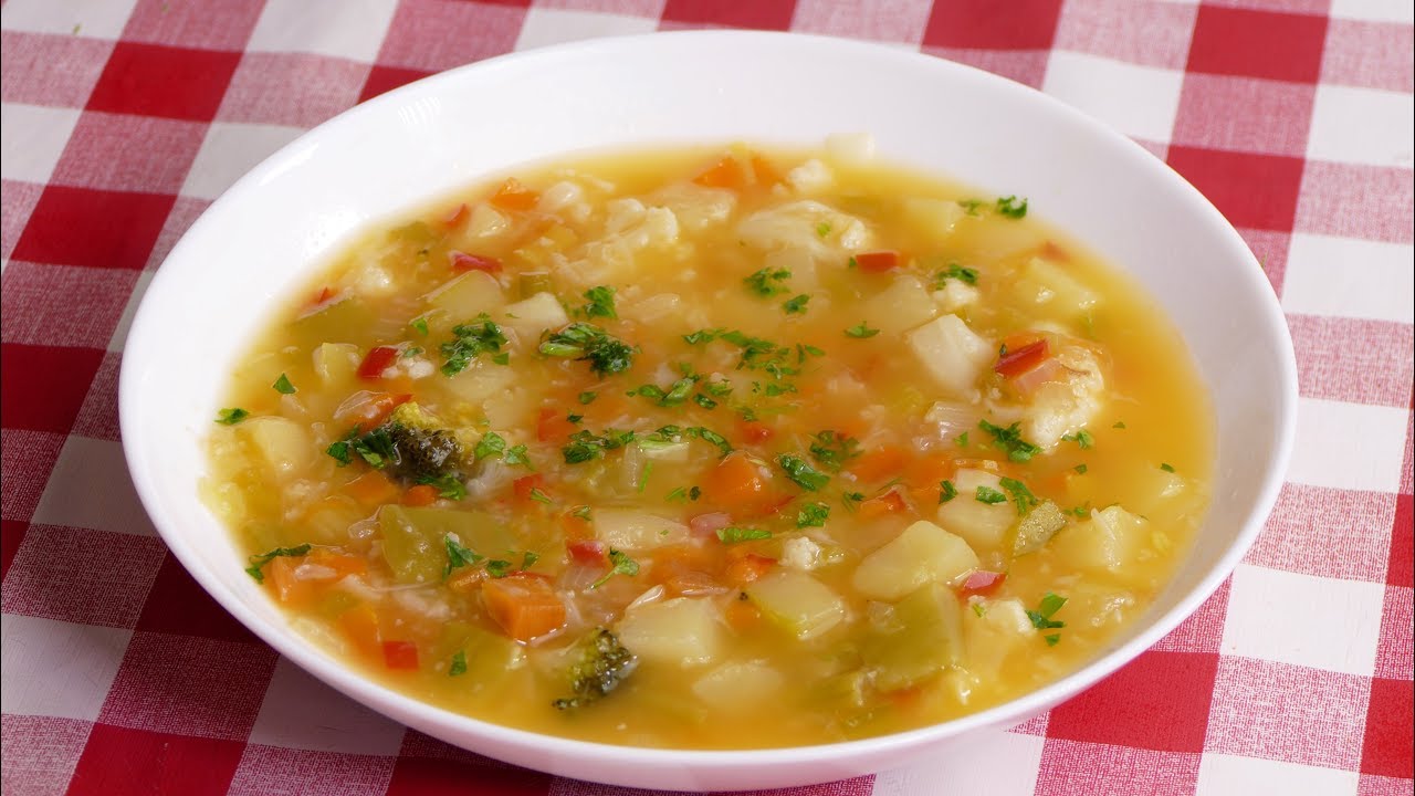 Sopa de verduras clásica